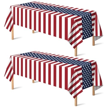 4th of July Tablecloths - Stylish 2 Pack for Celebrations