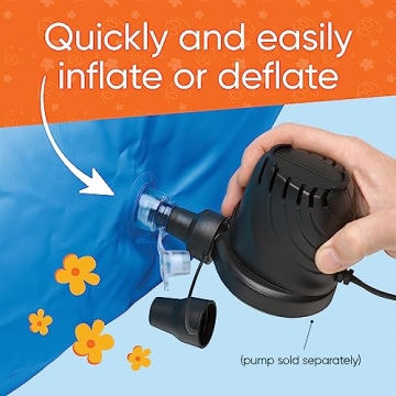 HearthSong Giant Inflatable Kids Wheel for Active Outdoor Fun