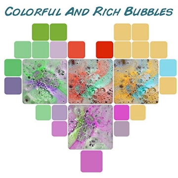 STARYAR Dino Egg Bath Bombs with Surprise Toys 9 Pack