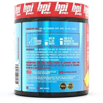 BPI Sports Best BCAA Shredded - Caffeine-Free Thermogenic Recovery Formula - BCAA Powder - Lean Muscle Building - Accelerated Recovery - Weight Loss - Hydration - Fruit Punch - 25 Servings - 9.7 oz.