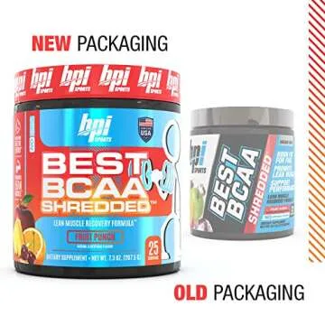 BPI Sports Best BCAA Shredded - Caffeine-Free Thermogenic Recovery Formula - BCAA Powder - Lean Muscle Building - Accelerated Recovery - Weight Loss - Hydration - Fruit Punch - 25 Servings - 9.7 oz.