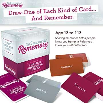 Storymatic Rememory – Writing Prompt and Memory Prompt – Conversation Cards for Family and Frien...