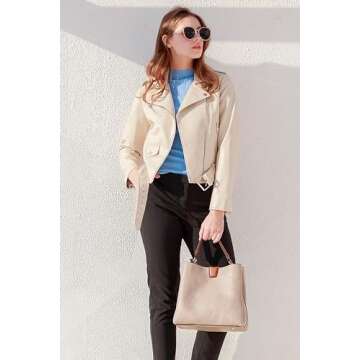 JEN & CO. M1951PLD-CF.BR Tati Plaid Satchel Adjustable Strap, Vegan Leather Crossbody Handbag Purse, Coffee Brown