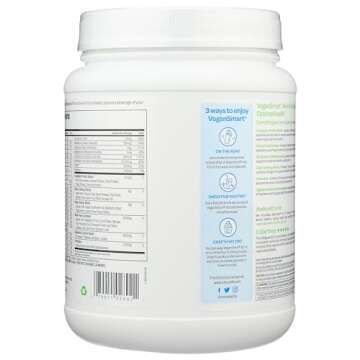 Vegansmart Naturade Plant Based Vegan Protein Powder - All-in-One Nutritional Shake Protein Blend - ...