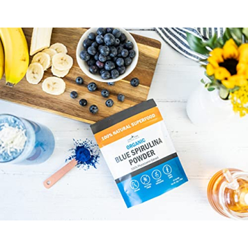 Organic Blue Spirulina Powder for Nutrient-Rich Smoothies