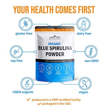 Organic Blue Spirulina Powder for Nutrient-Rich Smoothies