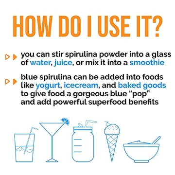 Organic Blue Spirulina Powder for Nutrient-Rich Smoothies