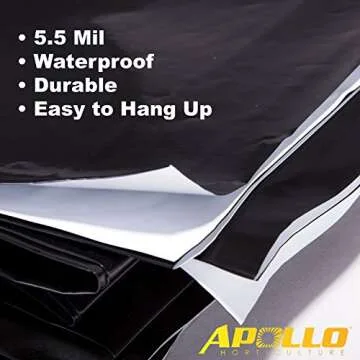 Apollo Horticulture Black and White Film 10x50