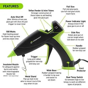 Surebonder Hot Glue Gun with Auto Shut Off Feature