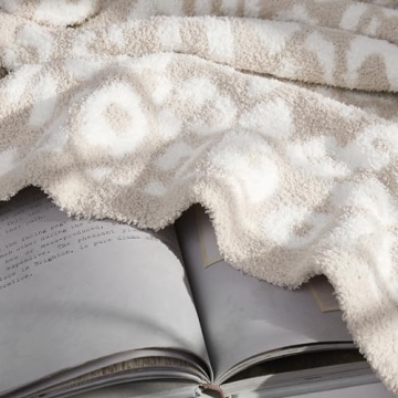 R.SHARE Leopard Print Throw Blanket - Super Soft & Cozy