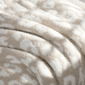 R.SHARE Leopard Print Throw Blanket - Super Soft & Cozy