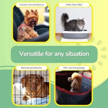 Pet N Pet 50 Counts Pee Pads for Dogs, 48% USDA Certified Plant Based Puppy Pee Pads, Unscented Dog Pad, Leak-Proof Training Pad for Dogs