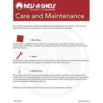 Rev-A-Shelf ST50-21A-52 Trimmable Universal Polymer Kitchen Spice Cabinet Drawer Organizer Insert Tray with Tiered Configuration, Almond