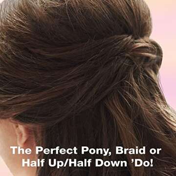 Conair Topsy Tail Hair Tool - Ponytail Hair Loop Styling Tool - Includes Hair Ties Hair Styling Kit Included - 5-Piece Set