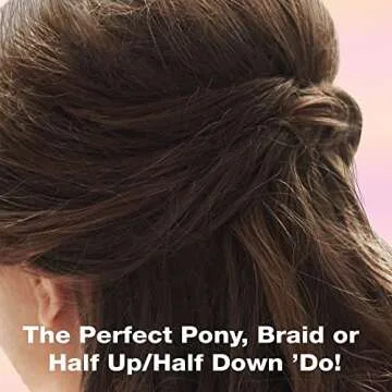 Conair Topsy Tail Hair Tool - Ponytail Hair Loop Styling Tool - Includes Hair Ties Hair Styling Kit Included - 5-Piece Set