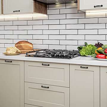 Ravinte 20 Pack Matte Black Cabinet Handles for Home