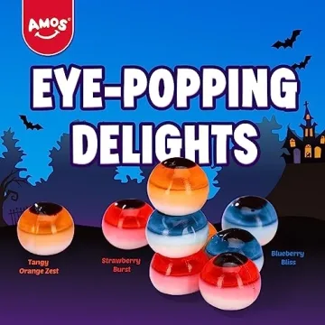 Amos Gummy Eyeballs Candy for Halloween Fun
