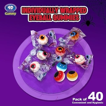 Amos Gummy Eyeballs Candy for Halloween Fun