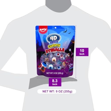 Amos Gummy Eyeballs Candy for Halloween Fun