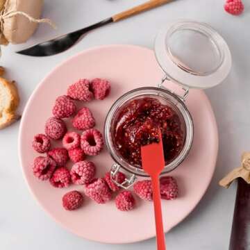 Silicone Jar Spatulas Set - Perfect for Baking Tasks