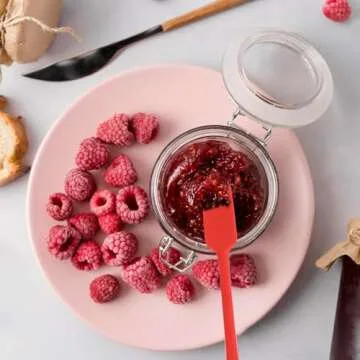 Silicone Jar Spatulas Set - Perfect for Baking Tasks