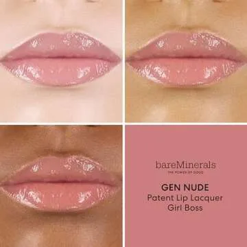bareMinerals Gen Nude Patent Lip Lacquer - Long-lasting Radiance and Care