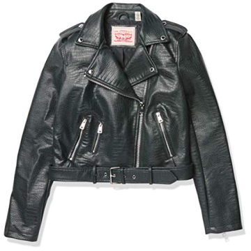 Levi's Women's Faux Leather Motorcycle Jacket Stylish & Versatile