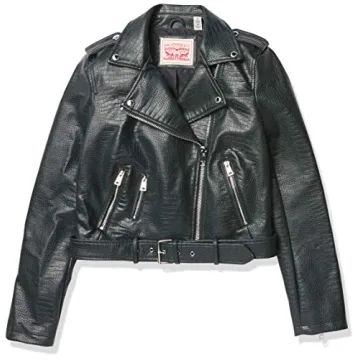 Levi's Women's Faux Leather Motorcycle Jacket Stylish & Versatile