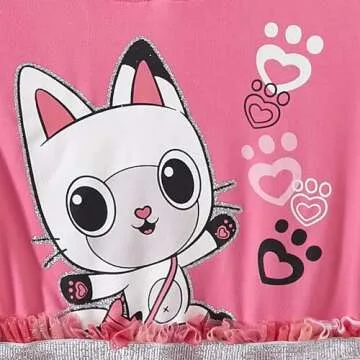 DREAMWORKS GABBY'S DOLLHOUSE Girls Cosplay Dress with Ears