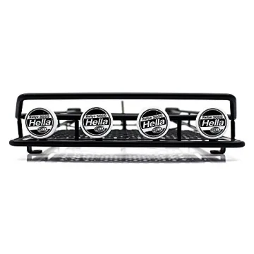 Durable Roof Rack with LED Lights for 1:10 RC Crawlers