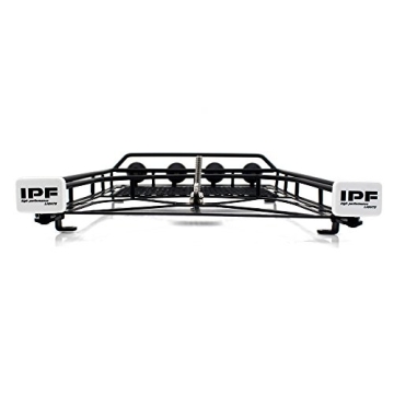 Durable Roof Rack with LED Lights for 1:10 RC Crawlers