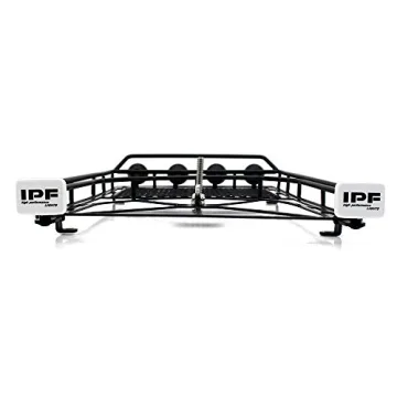 Durable Roof Rack with LED Lights for 1:10 RC Crawlers