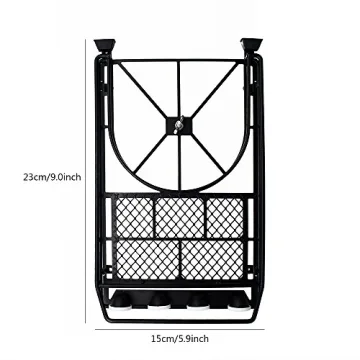 Durable Roof Rack with LED Lights for 1:10 RC Crawlers