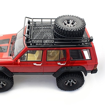 Durable Roof Rack with LED Lights for 1:10 RC Crawlers