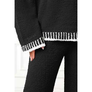 Fuzzy Fleece Pajama Set for Women - Cozy Loungewear