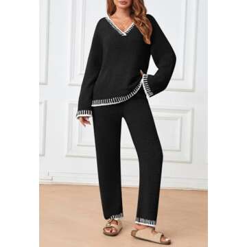 Fuzzy Fleece Pajama Set for Women - Cozy Loungewear