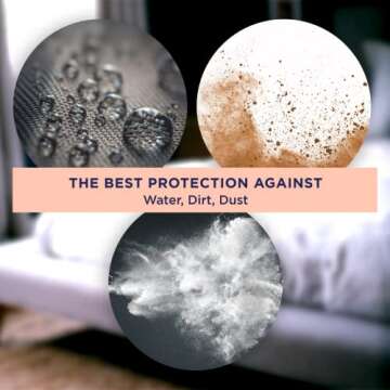 Ultrablock Mattress Bags for Moving or Storage – 6 Mil Reusable Plastic Cover, Tear and Puncture Resistant, Non-Slip Grip, Extra Thick Queen Size Bag – Moving Supplies