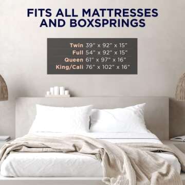 Ultrablock Mattress Bags for Moving or Storage – 6 Mil Reusable Plastic Cover, Tear and Puncture Resistant, Non-Slip Grip, Extra Thick Queen Size Bag – Moving Supplies