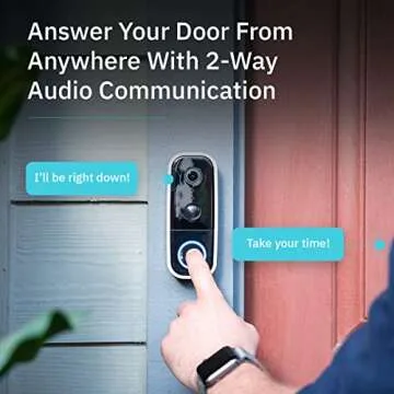 Abode Wireless Video Doorbell Cam with Chime - Smart Home Security