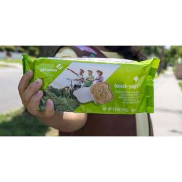 Girl Scout Cookies Toast - Yay French Toast Inspired 1 Box of 16 Cookies