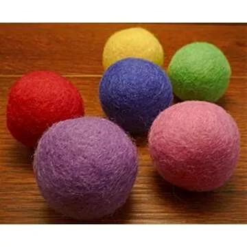 Wool Cat Balls - Safe Felt Toys for Playful Cats
