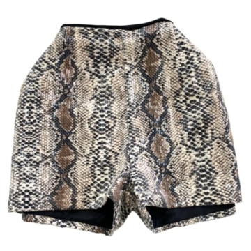 QNI Streetwear Leopard Print Sequin Shorts – Stylish & Comfortable for All Occasions