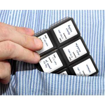 Secure & Portable 12 Piece SD Memory Card Case by XIT