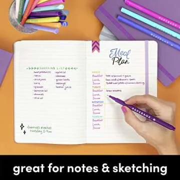 PAPERAGE Recycled Lined Journal Notebook, (Pink Blush), 160 Pages, Medium 5.6 inches x 8 inches - 100 GSM Thick Paper, Hardcover