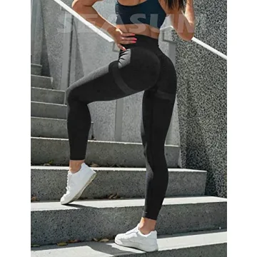 SEASUM High Waisted Seamless Leggings for Women