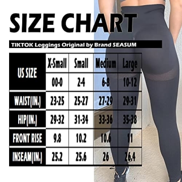 SEASUM High Waisted Seamless Leggings for Women