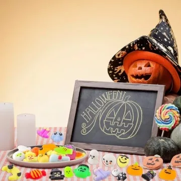 MGparty 42pcs Halloween Squishies Party Favors and Toys