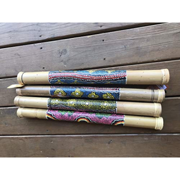 Bamboo Rain Stick - Authentic Sound Healing Instrument 24"