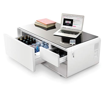 Sobro Coffee Table with Built-in Fridge and Speakers
