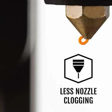 HATCHBOX 1.75mm Orange PLA 3D Printer Filament, 1 KG Spool, Dimensional Accuracy +/- 0.03 mm, 3D Printing Filament